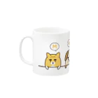 noenoe：ノエノエのあにまゆず Mug :left side of the handle