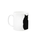 Drecome_Designの恋猫 Mug :left side of the handle