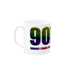 KENTASTYの90's REMIX ALBUM LOGO Mug :left side of the handle