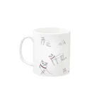 すこーし売るクマのおじさんいぬマグカップ Mug :left side of the handle