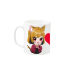 なこまるchのなこちぽ。の方のなこらぶまぐ Mug :left side of the handle