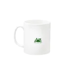 wayo mugのGood morning my love/green マグカップの取っ手の左面