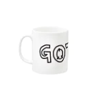 GOTOKUのGOTOKU モノクロ Mug :left side of the handle