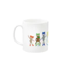 MolKaronのMolKaron７　雪玉７　ポーズ Mug :left side of the handle