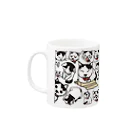 Yoshisyanのハチワレマグカップ Mug :left side of the handle