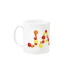 junichi-goodsのバルーン文字「JAPAN」（赤色系） Mug :left side of the handle