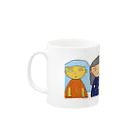 Wanimarixxのゴキゲンナナメ Mug :left side of the handle