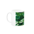 inuhaの蓮の花 Mug :left side of the handle