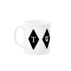 TWSTRのDIAMOND Mug :left side of the handle