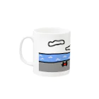 handy mesh pouchの還暦祝いの品 Mug :left side of the handle