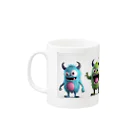 モンスターパニックのキャンディーモンスター！ Mug :left side of the handle