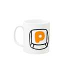 プログラミング教室ぷらぐらのぷらぐら Mug :left side of the handle