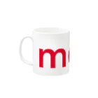 merciのmerci red logo "limited" Mug :left side of the handle