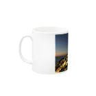 early_sealのサントリーニの夜景 Mug :left side of the handle