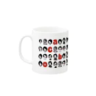 OTOMODACHI shopのcoba goods Mug :left side of the handle