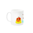 はなのすみれのコザクラプリン Mug :left side of the handle