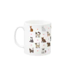 TAKI & pocomoの猫フレンズマグ A Mug :left side of the handle