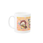 とけてるトランクわーるどのとけてる集合！マグカップ Mug :left side of the handle