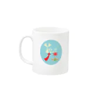 usabou-shopの今の気持ち Mug :left side of the handle