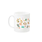 色織 彩芽 ☆4/28 START！at 横浜産貿ホール マリネリアのお絵かきクレパスコレクション Mug :left side of the handle