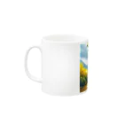 Ama'sのトラ猫Thinking Time Mug :left side of the handle