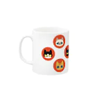 ROCOのねこたま Mug :left side of the handle