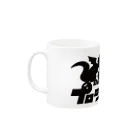 【ボウリング】プロショップDGのモノクロ プロショップDG Mug :left side of the handle