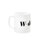 W-designのW-designのロゴアイテム Mug :left side of the handle