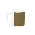 ざわっち動物園のブラックビューティー（背景あり） Mug :left side of the handle