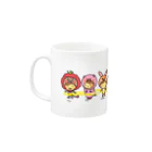 きゃらめる屋のdensya gokko animals Mug :left side of the handle