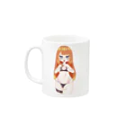 八十三ファミのバーチャルギャングショップのふぁみ x ひとふたきり ときしっくぐらまー Mug :left side of the handle