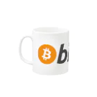 OWLCOIN ショップのBitcoin ビットコイン Mug :left side of the handle