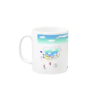 アオイハチドリプロジェクトのアオイハチドリプロジェクト12 Mug :left side of the handle