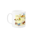 ことりスイーツのことりとお菓子のマグカップ Mug :left side of the handle