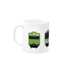 sushima_graphical_trains / SHI-DEの山手兄弟 Mug :left side of the handle