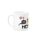 NEKOKAOのNEKOKAOニャンズファイブ Mug :left side of the handle