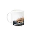 Y_Gnuのかわいいお犬様(カラー) Mug :left side of the handle