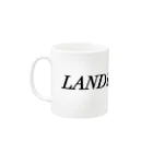 LANDiNG  CORPS.のLANDiNG  CORPS. ロゴシリーズ Mug :left side of the handle