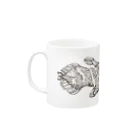 TenderHeadのシーラカンス Mug :left side of the handle