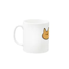 あいまいもこもこのネコマーク Mug :left side of the handle