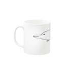 nmeiuのシンプルイルカ Mug :left side of the handle