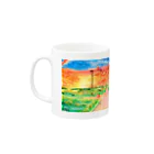 Miluteartの島の夕日 Mug :left side of the handle