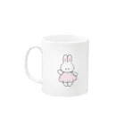 ふんわりうさちゃんのマグカップ Mug :left side of the handle