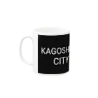 town-aceのKAGOSHIMA  CITY Mug :left side of the handle