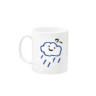 ぽぽヶ丘ぽぽがおの酸性雨ちゃん Mug :left side of the handle