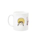 つきのマグカップVer.四天王 Mug :left side of the handle