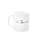 のじの-pray- in Jesus name Amen  Mug :left side of the handle