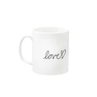 N_edwardのLOVEシリーズ Mug :left side of the handle