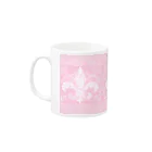 ASTRALUCEのLily Pattern PI Mug :left side of the handle