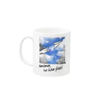 豆腐屋さんの青い青い空 Mug :left side of the handle